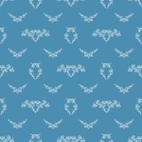 Damask seamless pattern element, vector classical luxury old fashioned damask ornament.