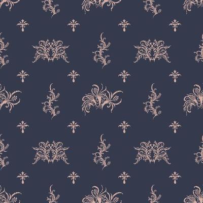 Damask seamless pattern element
