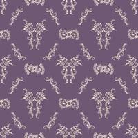 Damask seamless pattern for design, vector Illustration.