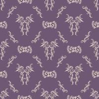 Damask seamless pattern for design, vector Illustration.