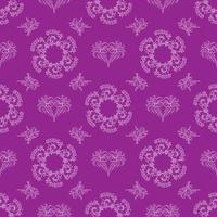 Damask seamless pattern for design, vector Illustration.