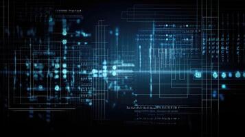 programación código resumen tecnología antecedentes de software desarrollador y computadora guion. generativo ai. foto