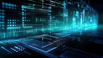 Programming code abstract technology background of software developer and Computer script. . photo