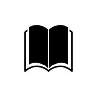 icon book library audiobook open vector education online sign