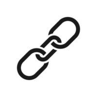 Chain Icon in trendy flat style vector