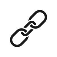 Chain Icon in trendy flat style vector