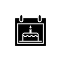 date of birth icon vector