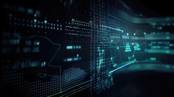 Programming code abstract technology background of software developer and Computer script. . photo