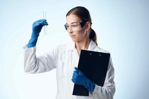 Laboratory assistant research diagnostics medicine experiment photo