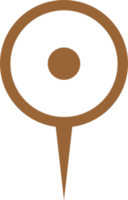 Ort Zeiger Stift Symbol png