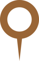 Ort Zeiger Stift Symbol png