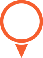 Ort Zeiger Stift Symbol png