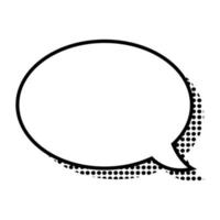 Speech bubble line. vector