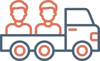 Pickup Truck vector icon