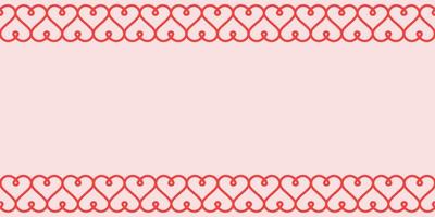 Valentines day greeting card template vector