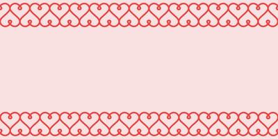 Valentines day greeting card template vector