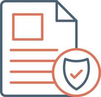 Approved Document vector icon