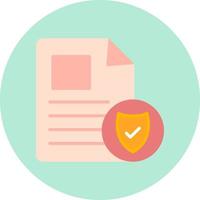 Approved Document Vector Icon