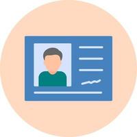 Identification Card Vector Icon