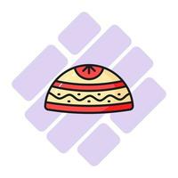 musulmán tradicional gorra vector diseño en moderno estilo, fácil a utilizar icono