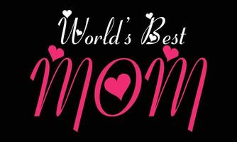 Happy Mothers day, Girls Mom, Retro Wavy SVG t-shirt Design. vector