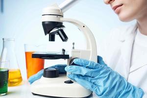 laboratory microscope biotechnology analyzes diagnostics photo