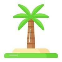 an amazing vector design of palm tree in modern and trendy style