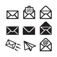 Email icons vector image