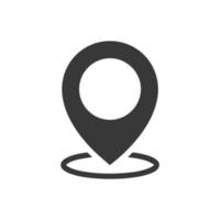 Geo location pin icon vector image