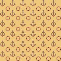 Flat navy seamless pattern vector