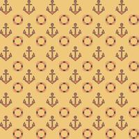 Flat navy seamless pattern vector