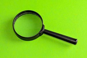 Isolated magnifying glass photo