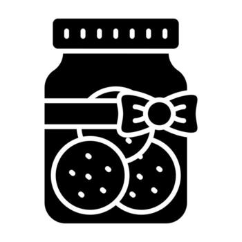 Carefully crafted icon of cookies jar in modern style, easy to use icon vector