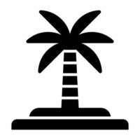 an amazing vector design of palm tree in modern and trendy style