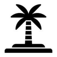 an amazing vector design of palm tree in modern and trendy style