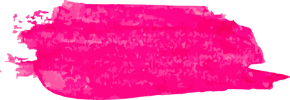 Pink paint brush. Ink stroke brush. png