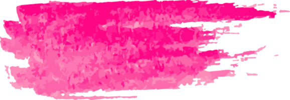 Pink paint brush. Ink stroke brush. png