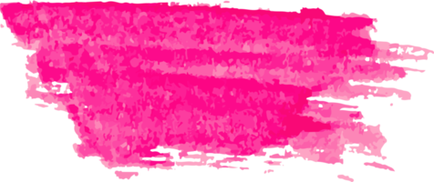 Pink paint brush. Ink stroke brush. png