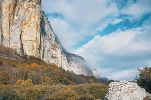 Nature landscape mountains stones travel clouds Fresh air photo