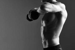 sports man workout exercise muscle fitness photo