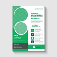 Creative business flyer, Corporate flyer, Company flyer vector