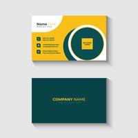 Business card, Company business card, Modern minimalist business card template vector