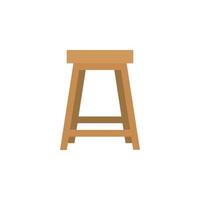 Stool icon for furniture or household equipment company that can be used on brochures, catalogs, web, pattern element, etc. vector