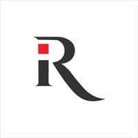 último r logo icono diseño vector
