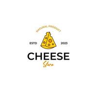 vector queso Tienda logo diseño concepto ilustración idea