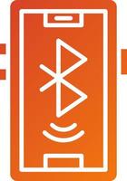 Bluetooth Connect Icon Style vector