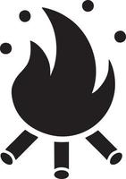 Fire hot icon symbol image vector. Illustration of the danger fire burn image design. EPS 10 vector