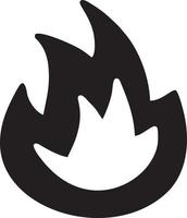 Fire hot icon symbol image vector. Illustration of the danger fire burn image design. EPS 10 vector