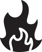 Fire hot icon symbol image vector. Illustration of the danger fire burn image design. EPS 10 vector