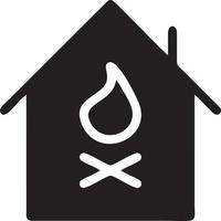 Fire hot icon symbol image vector. Illustration of the danger fire burn image design. EPS 10 vector